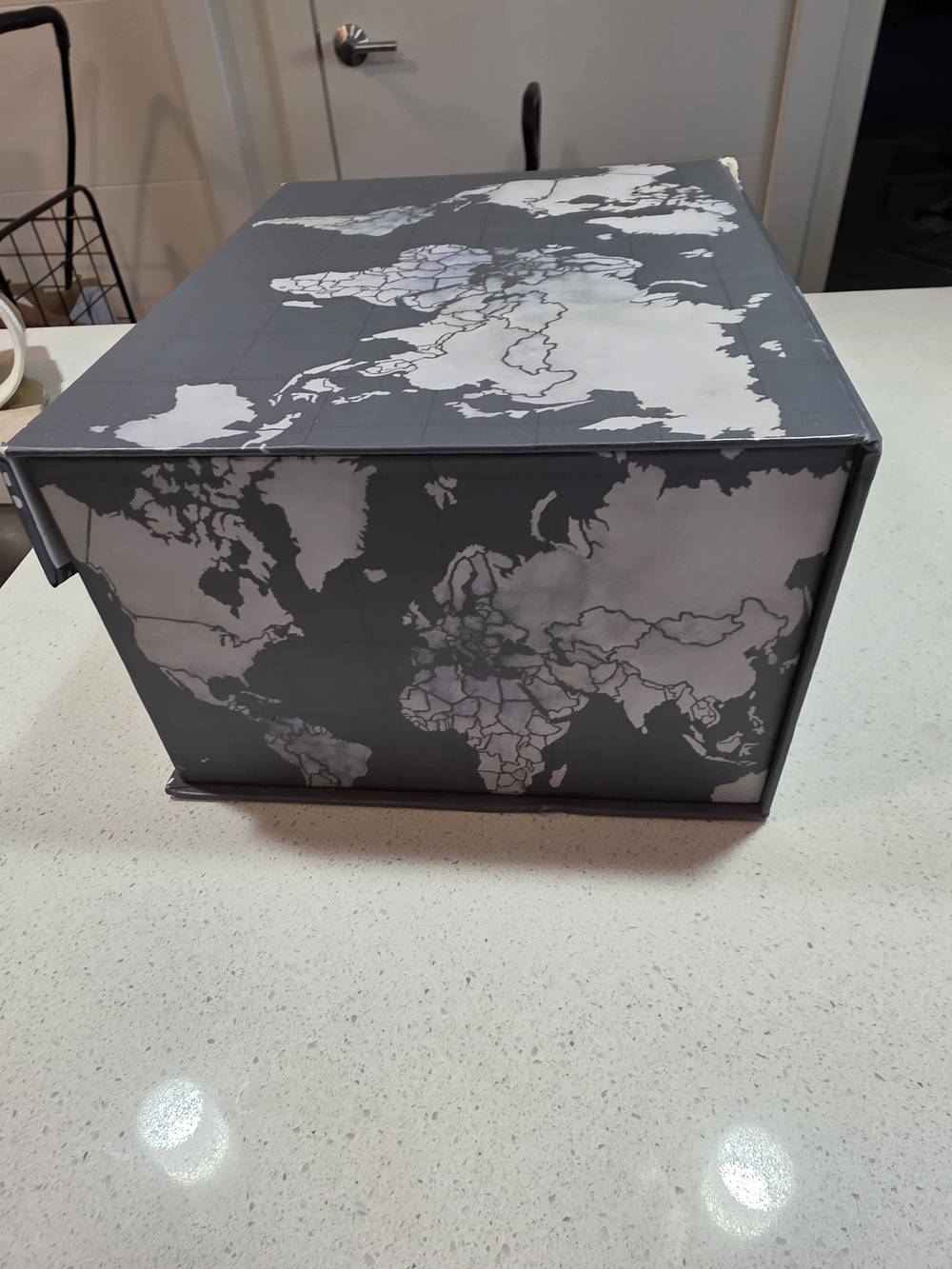 World Map Decorative Storage Box - - Picture 6 of 8